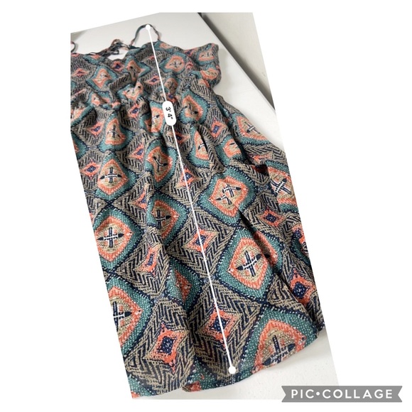 UMGEE+ dress 1XL SHOULDER STRAP Print Geometric - Picture 8 of 9